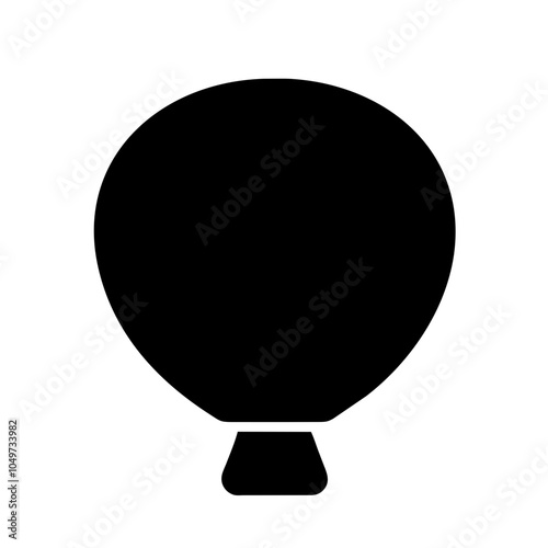 Icon of a colorful balloon for celebrations