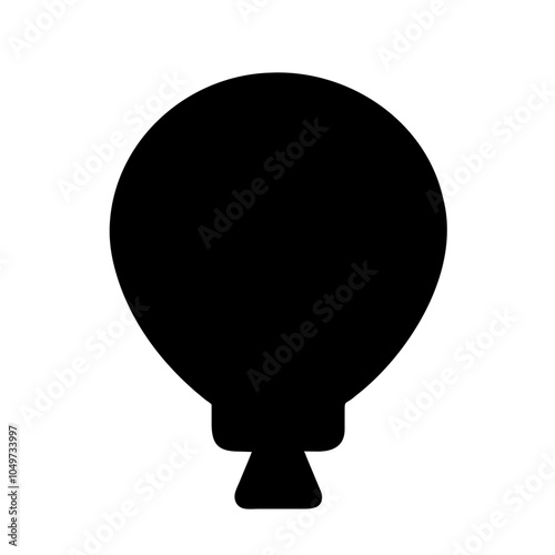 Icon of a colorful balloon for celebrations