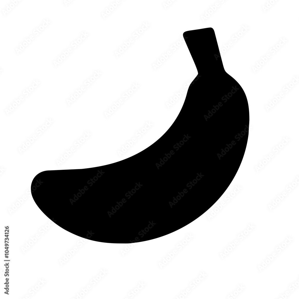 Icon depicting a banana fruit