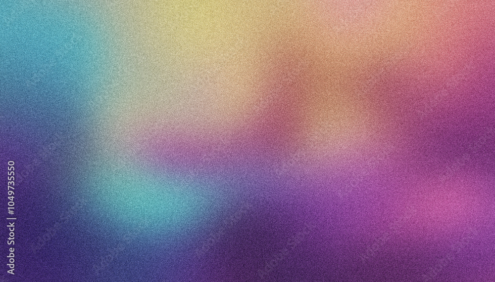 Gradient background with blurred grainy texture in shades of purple, blue, yellow, and pink Gradient background with blurred grainy texture in shades of purple, blue, yellow, and pink
