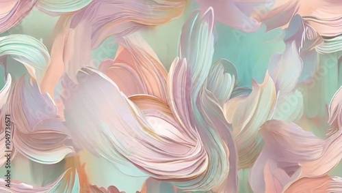 Wallpaper Mural abstract background with pastel color green, orange, pink high quality 4k hd wallpaper thumbnail 16:9 YouTube thumbnail Torontodigital.ca