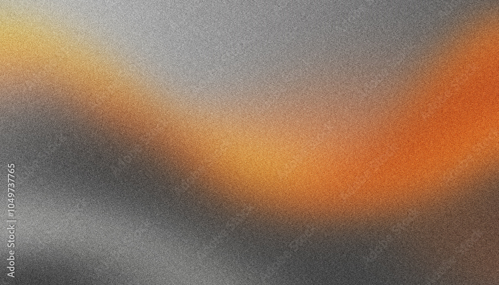 Warm orange glow illuminates grainy, textured background, creating a visually appealing abstract design with subtle color transitions