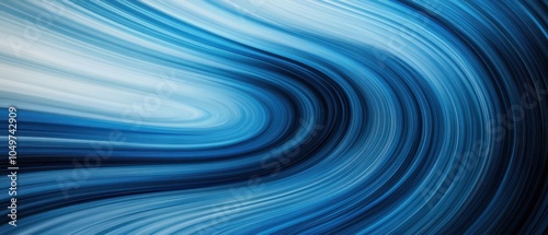 Abstract Blue Swirls,  Curved Lines and Shades of Blue for a Modern, Tech Inspired Design