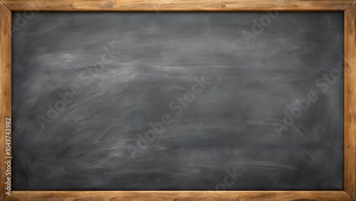 HD Blank Black Chalkboard Texture Background - High Resolution Blackboard for Designs