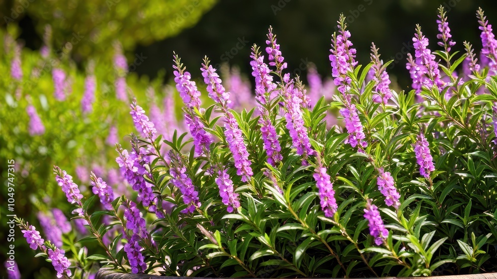 Obraz premium Mexican heather. Japanische Myrte - Cuphea hyssopifolia