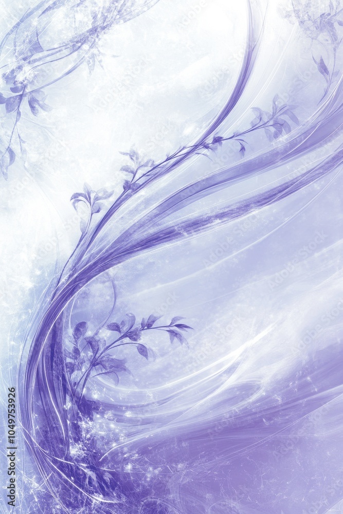 Obraz premium Enchanting Floral Elegance in Purple Hues