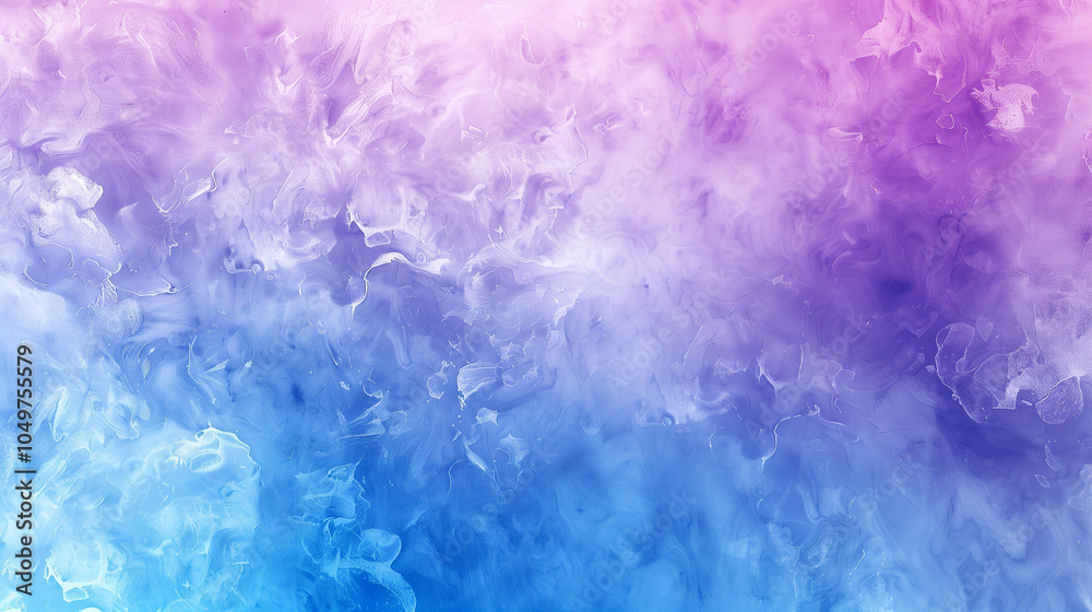 Fototapeta premium Pink and Blue Cloudy Gradient Background with Textured Vaporwave Effect