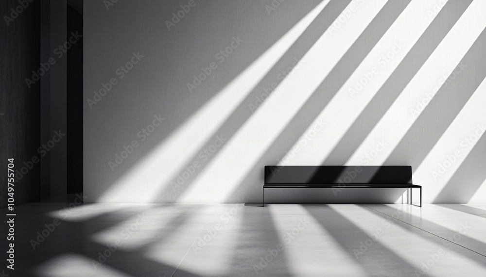 Obraz premium Minimalist and unique interior design in the house