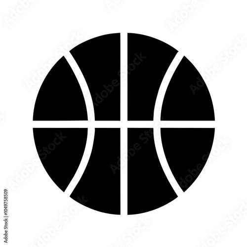 Icon of a basketball, representing the sport