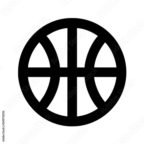 Icon of a basketball, representing the sport