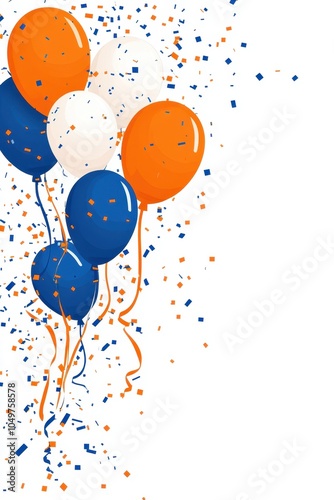 Celebration Balloons and Confetti