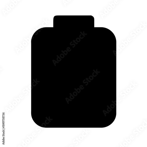 Icon of a battery for energy