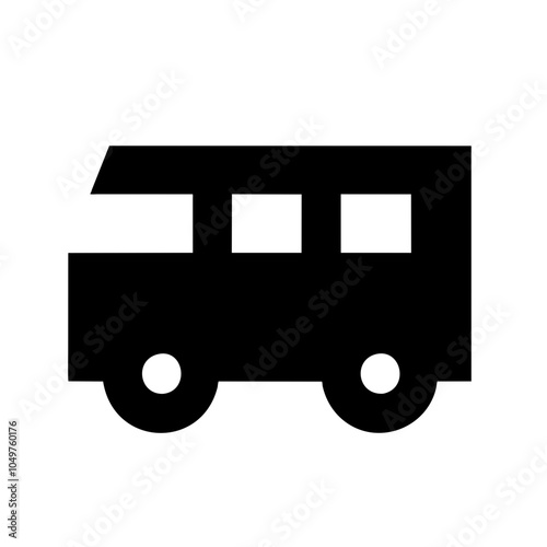 Icon of a bus representing public transportation