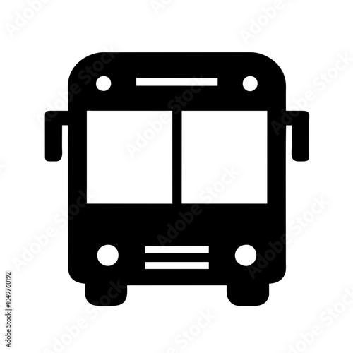 Icon of a bus representing public transportation