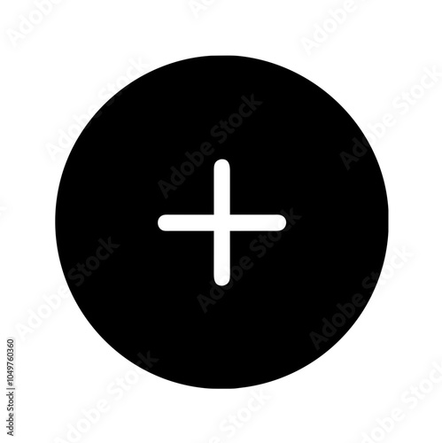 Icon of a button, often used in user interfaces or clothing