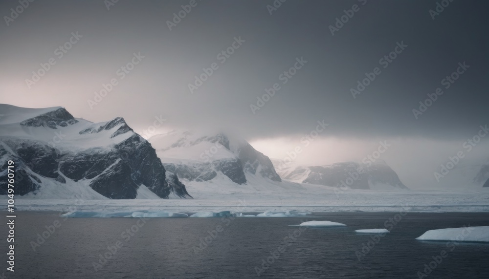 glaciers of the arctic ocean beautiful landscape glaciers of the arctic ocean beautiful landscape