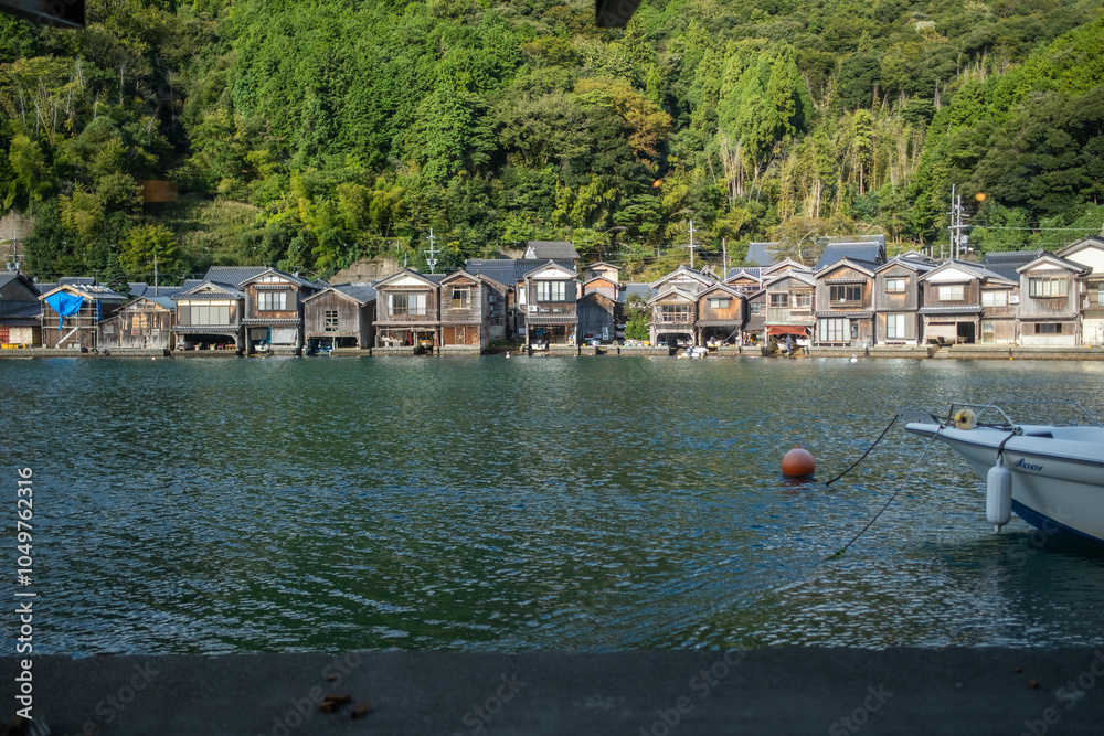 Ine Fishing Village, is famous for its unique funaya, or boat houses. These wooden buildings sit right on the water and serve as both dock and home for the fishermen