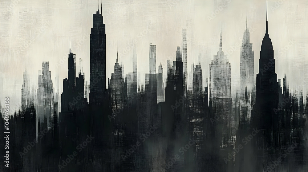 Abstract Cityscape Illustration Abstract Cityscape Illustration