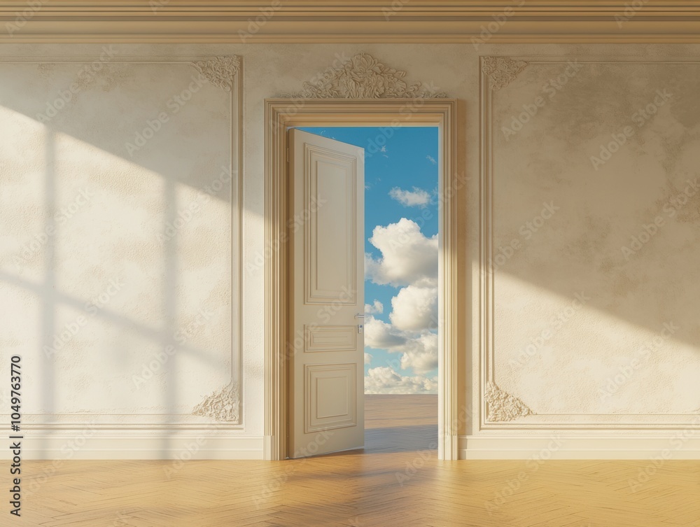 Fototapeta premium Open Door to Sky.
