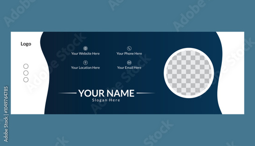 Professional Email Signature Template Design	