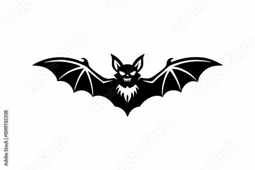 Spooky Bat Silhouette for Halloween