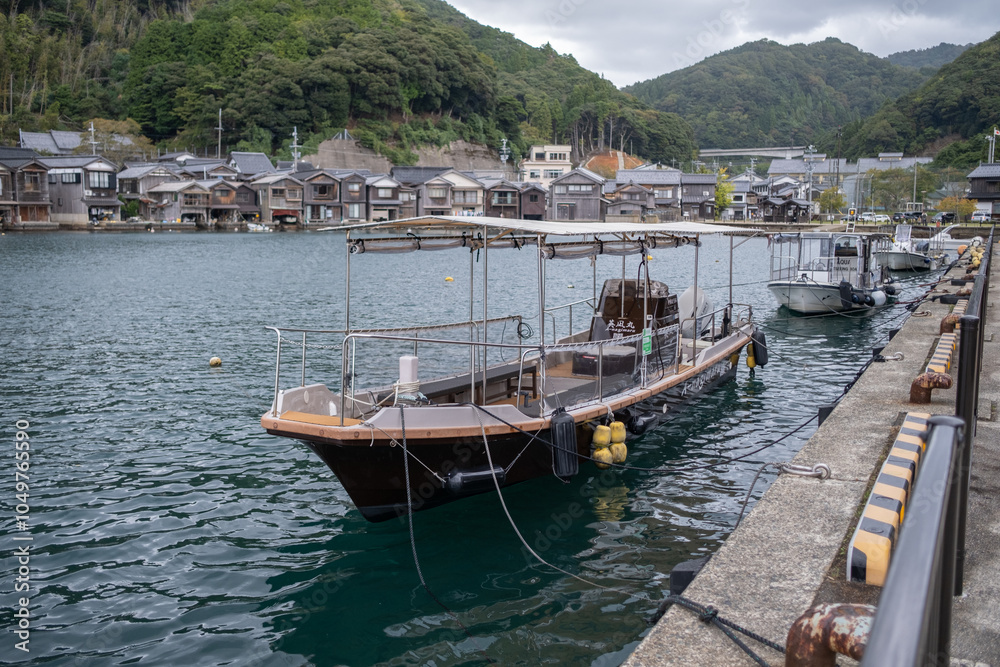 Ine Fishing Village, is famous for its unique funaya, or boat houses. These wooden buildings sit right on the water and serve as both dock and home for the fishermen