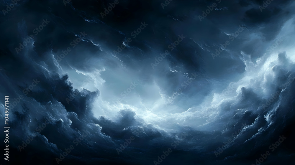 Dark Blue and White Abstract Cloud Background Dark Blue and White Abstract Cloud Background