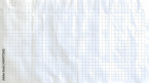 Crumpled Graph Paper Background