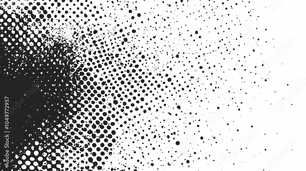 Abstract Black and White Dot Pattern Background Abstract Black and White Dot Pattern Background