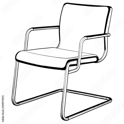 Cesca Chair vector illustration 