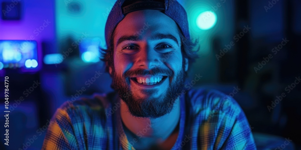 Man with Beard Smiling Man with Beard Smiling