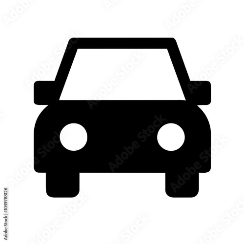 Icon of a car representing transportation