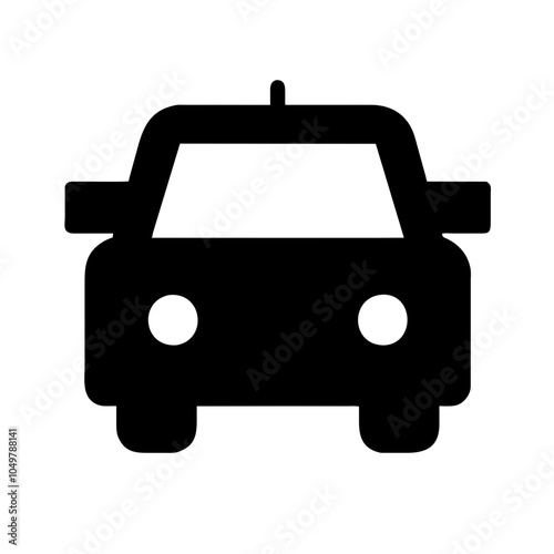 Icon of a car representing transportation