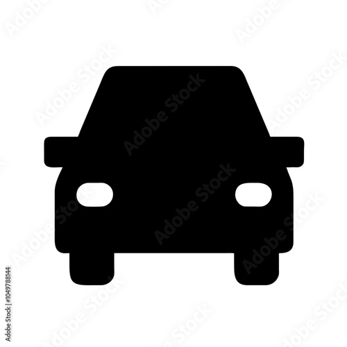 Icon of a car representing transportation