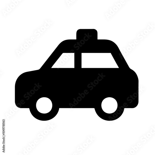 Icon of a car representing transportation
