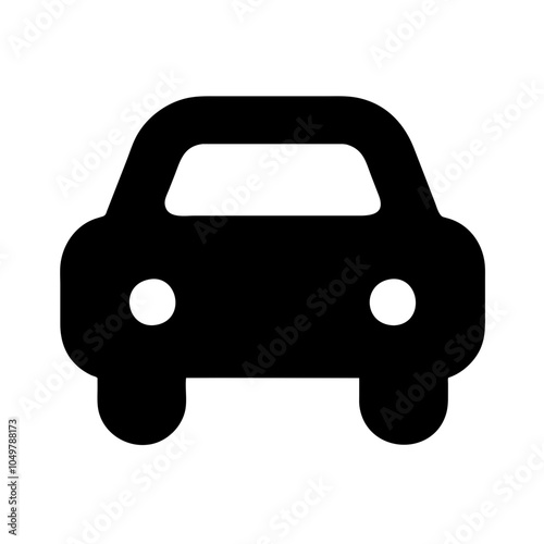 Icon of a car representing transportation