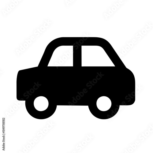 Icon of a car representing transportation