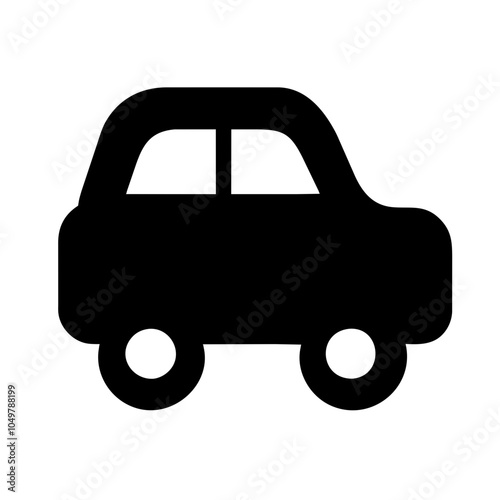 Icon of a car representing transportation