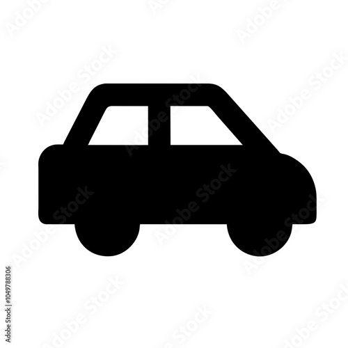Icon of a car representing transportation