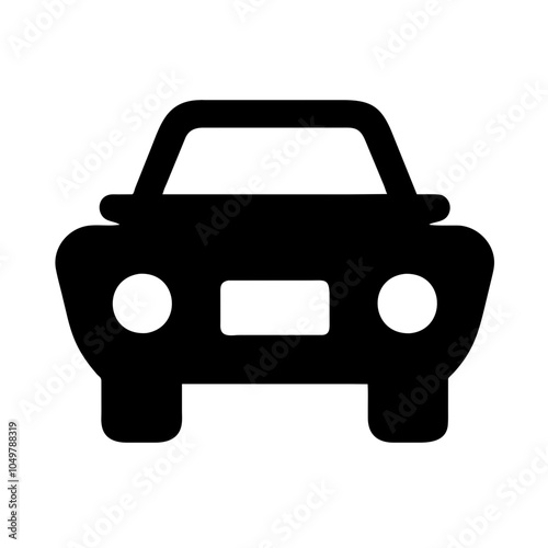 Icon of a car representing transportation
