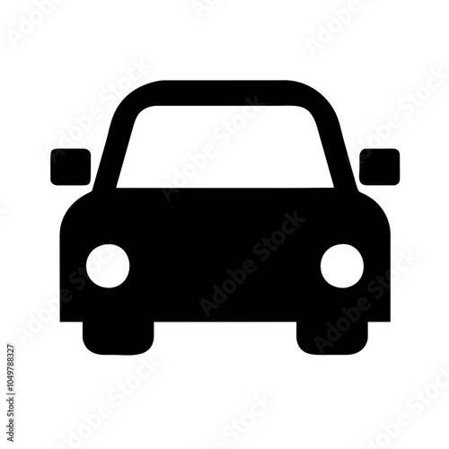Icon of a car representing transportation