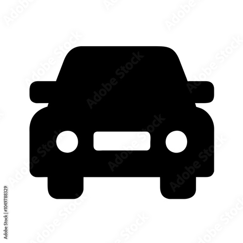 Icon of a car representing transportation