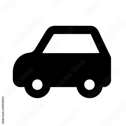 Icon of a car representing transportation