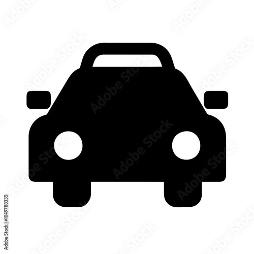 Icon of a car representing transportation