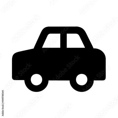 Icon of a car representing transportation