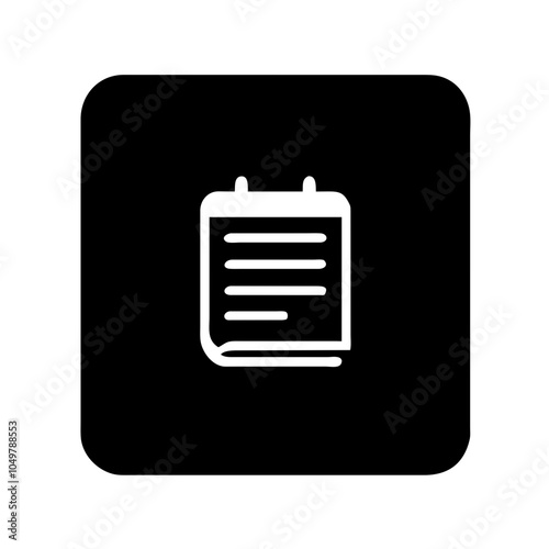 Icon of a catalog representing product listings or resources