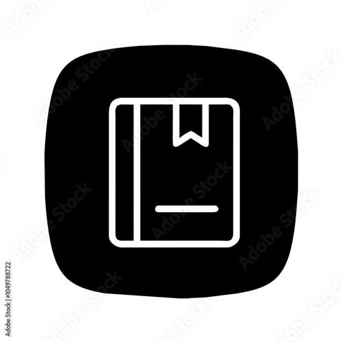 Icon of a catalog representing product listings or resources