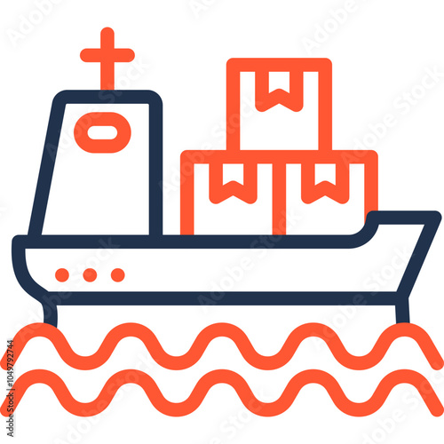 Cargo Ship Icon