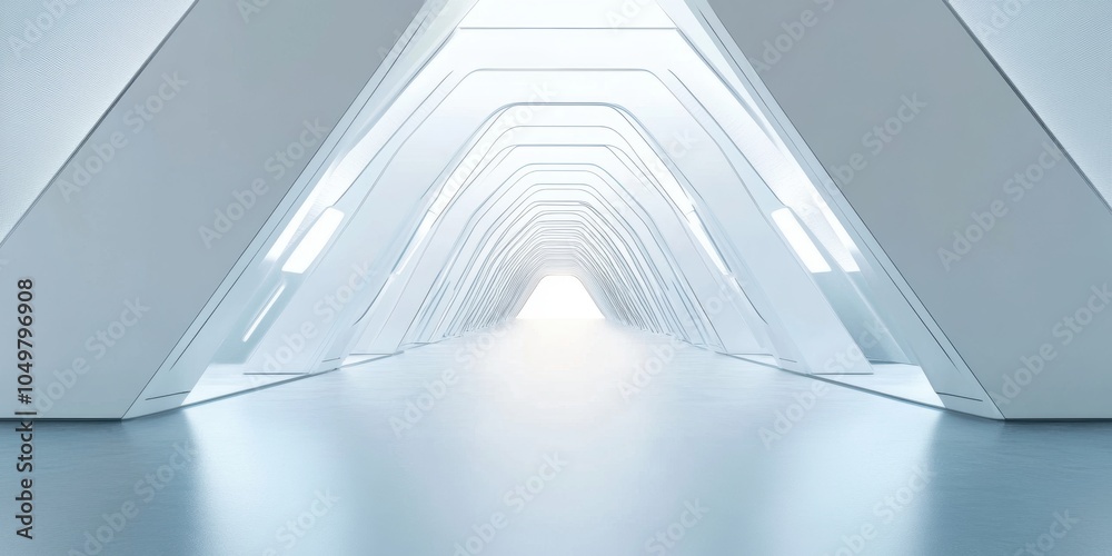 Fototapeta premium Futuristic Corridor.