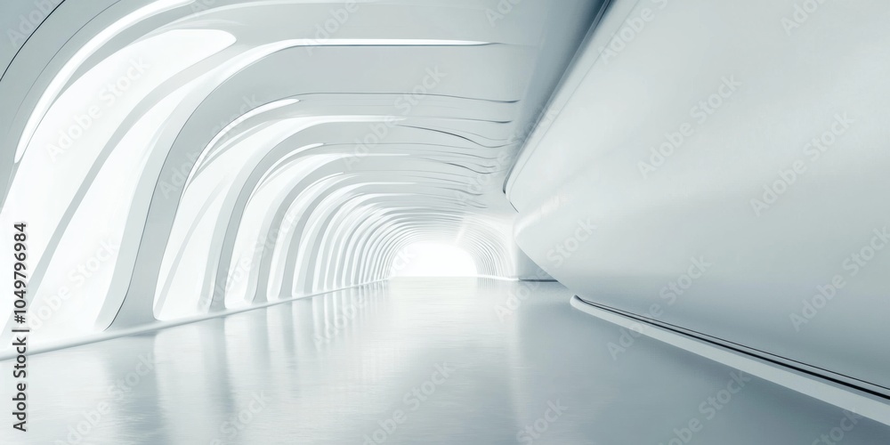 Fototapeta premium Futuristic Tunnel.